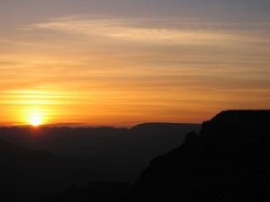 Sunrise at Grand Canyon
